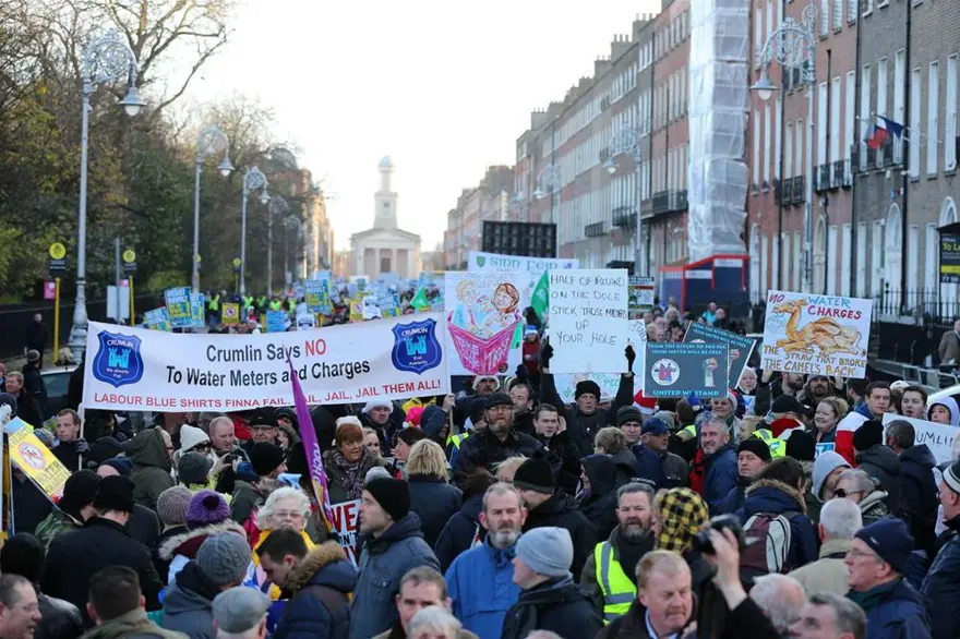 İrlanda'da protestosu 2