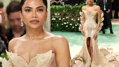 Hareketli elbisesiyle Met Gala'ya damga vurmuştu: Gizemli kadının kimliği açığa çıktı