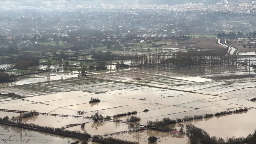 Muğla'da tarım arazileri su altında kaldı 