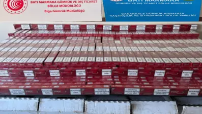 Gemide 7 bin 500 paket kaçak sigara ele geçirildi