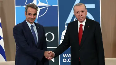 Cumhurbaşkanı Erdoğan NATO Zirvesi'nde: Miçotakis, Meloni ve Scholz ile görüştü