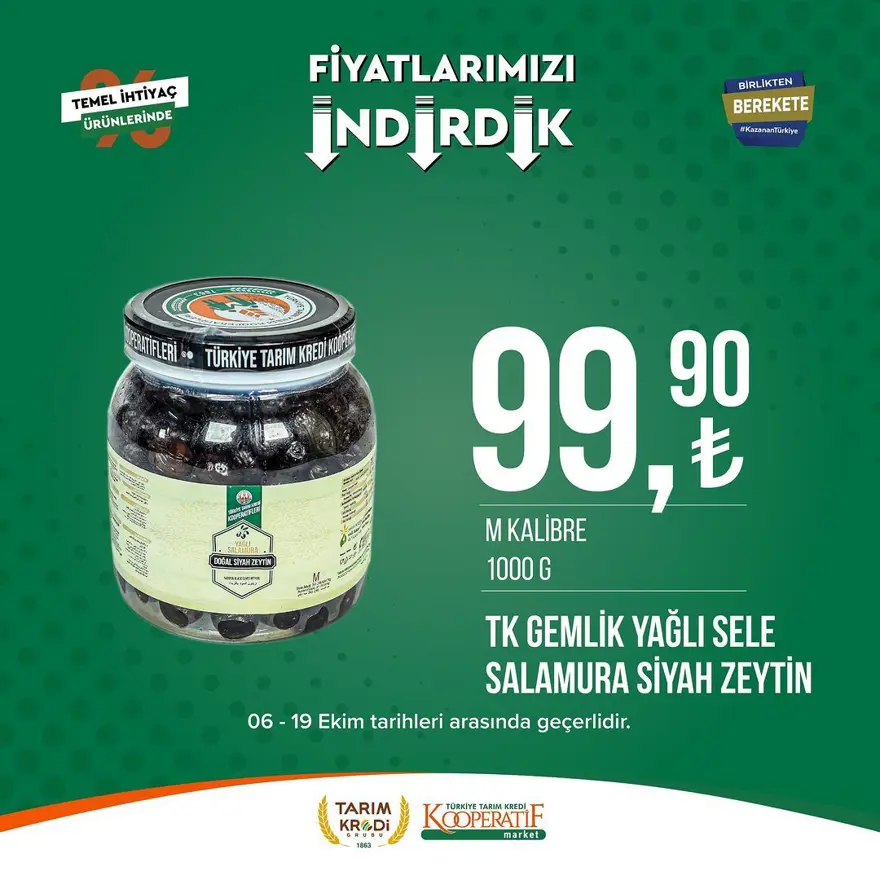 Tarım Kredi Kooperatif Market kasım ayına özel yeni indirimli ürünler: Birçok üründe yüzde 50 indirim fırsatı (2 Kasım 2023 Tarım Kredi Market indirimleri) 90