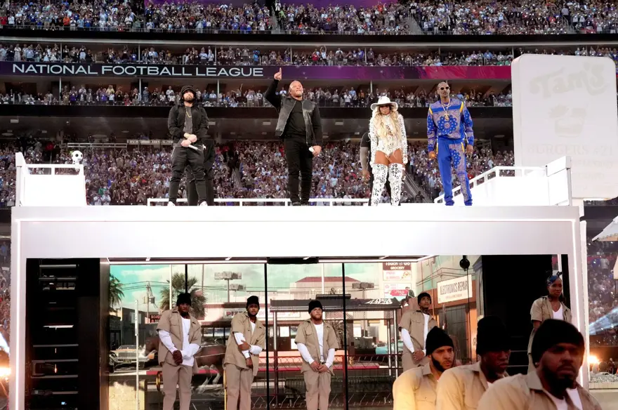 Super Bowl devre arasında hip-hop zirvesi 28