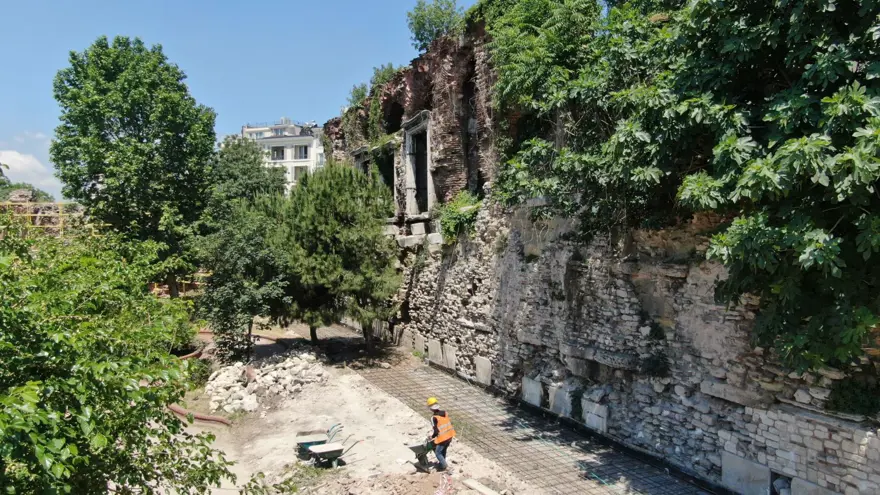 1610 yıllık Bukoleon Sarayı'nda restorasyon çalışmaları başlatıldı 4