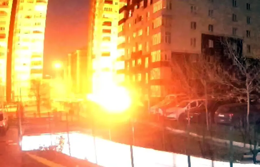 PATLAMA ANI GÜVENLİK KAMERASINDA 9