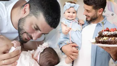 Berk Oktay'dan kızı Mire Milena'ya: Nefesim nefesin olacak canım