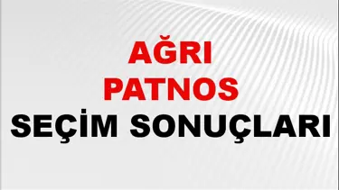 Ağrı PATNOS Seçim Sonuçları 2024 Canlı: 31 Mart 2024 Türkiye PATNOS Yerel Seçim Sonucu ve YSK Oy Sonuçları Son Dakika
