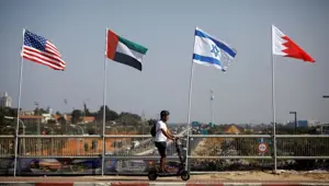 BAE'ye ait uçak ilk kez İsrail hava sahasını kullandı