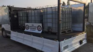 Adana’da 2 bin litre kaçak akaryakıt ele geçirildi