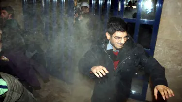 Gaz alımını rektör durdurdu