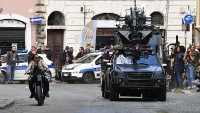 Jason Momoa'lı Hızlı ve Öfkeli 10 setinden fotoğraflar