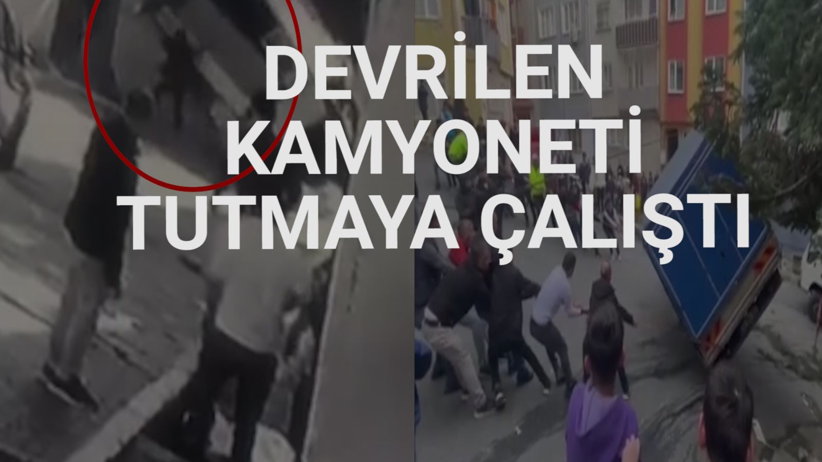 İstanbul’da taşınma sırasında faciadan dönülen anlar
