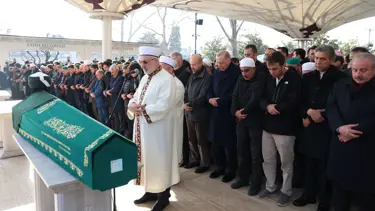 Cumhurbaşkanı Erdoğan, emekli imam hatip Kasım Yağcıoğlu'nun cenaze törenine katıldı