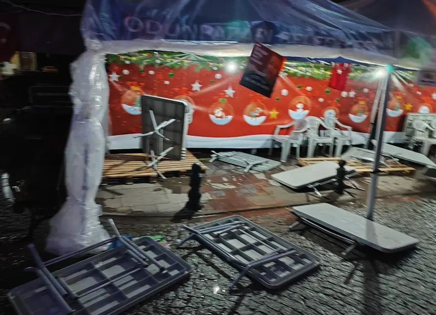 Eskişehir’de belediyenin yeni yıl etkinlik alanına zarar verdi: Şüpheli tutuklandı 1