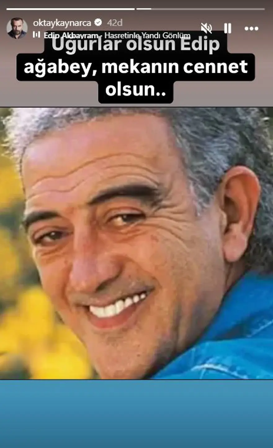 Edip Akbayram'ın vefatı sonrası peş peşe paylaşımlar: Bir dost kaybetmek ne acı 6