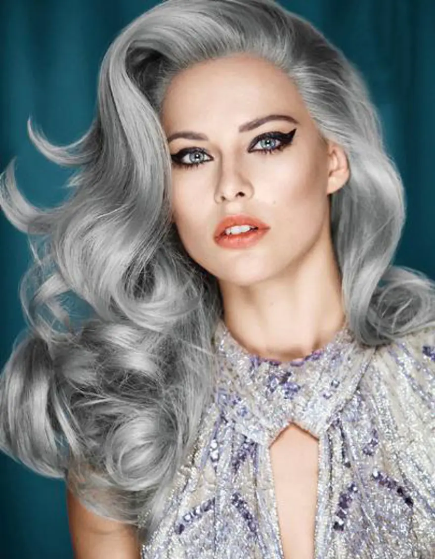 ABD'de yeni moda 'Anneanne saçı' 1