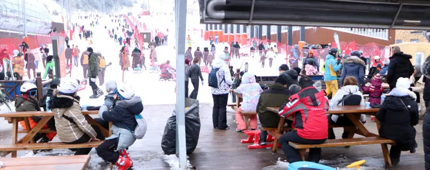 Palandöken'de sömestir tatilinin son günlerinde yoğunluk 7