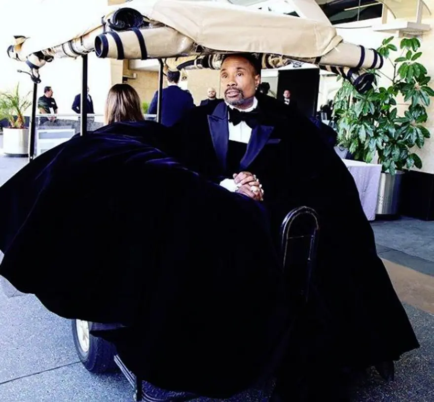 91. Oscar Ödülleri (Oscar 2019) kırmızı halısında elbise-smokin (Billy Porter'ın Cindrella smokini) 6