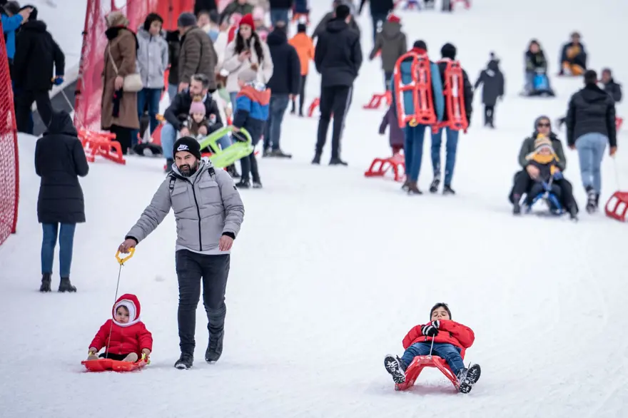 Palandöken'de hafta sonu yoğunluğu 21