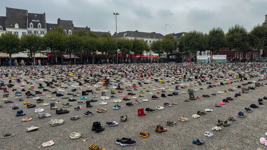 Hollanda'da Gazze'de ölen çocuklar ve gazeteciler anıldı 1 Hollanda'da Gazze'de ölen çocuklar ve gazeteciler anıldı 1