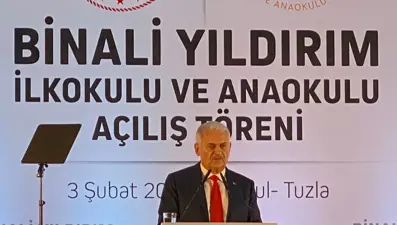 İstanbul'da 'Binali Yıldırım İlkokulu ve Anaokulu' açıldı