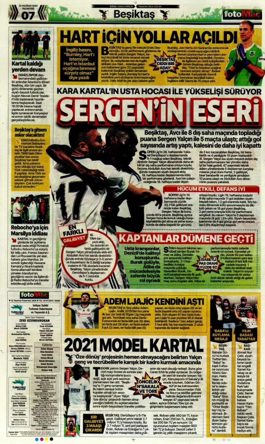 Günün spor manşetleri (22 Haziran 2020) 4