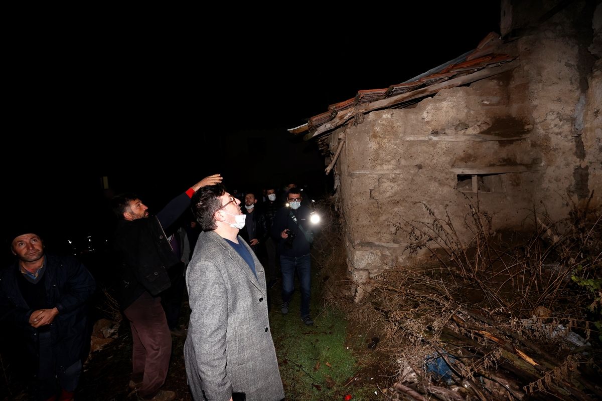 Ankara Kalecik'te 4,5'lik deprem sonrası incelemeler sürüyor