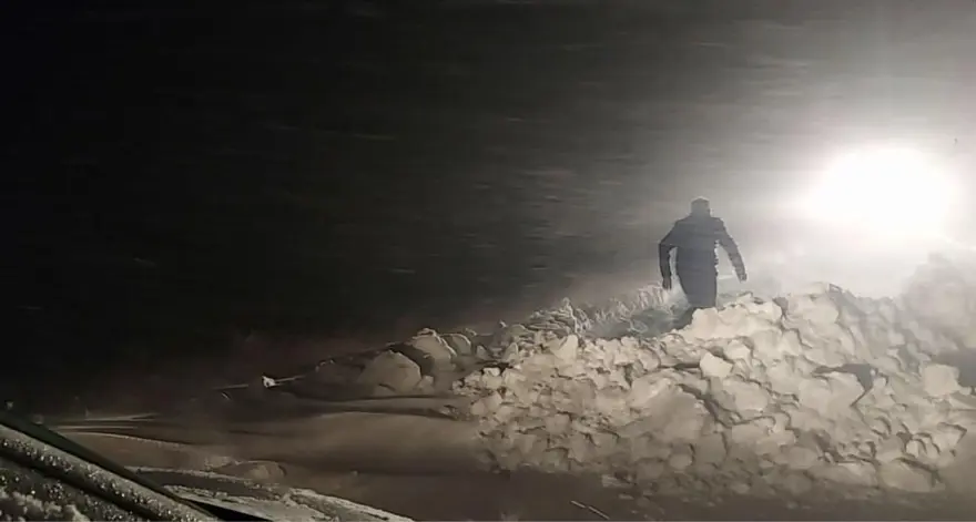 Doğu Anadolu kar altında 4