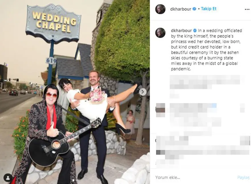 Lily Allen ile David Harbour evlendi 2