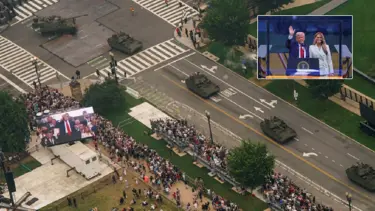 ABD'de doğum günü kutlaması gibi geçit töreni: Trump, İran'ı tehdit etti