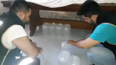 Adana'da sahte içki operasyonu (41 litre satışa hazır)