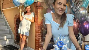 Burcu Kara bebeğinin adını paylaştı