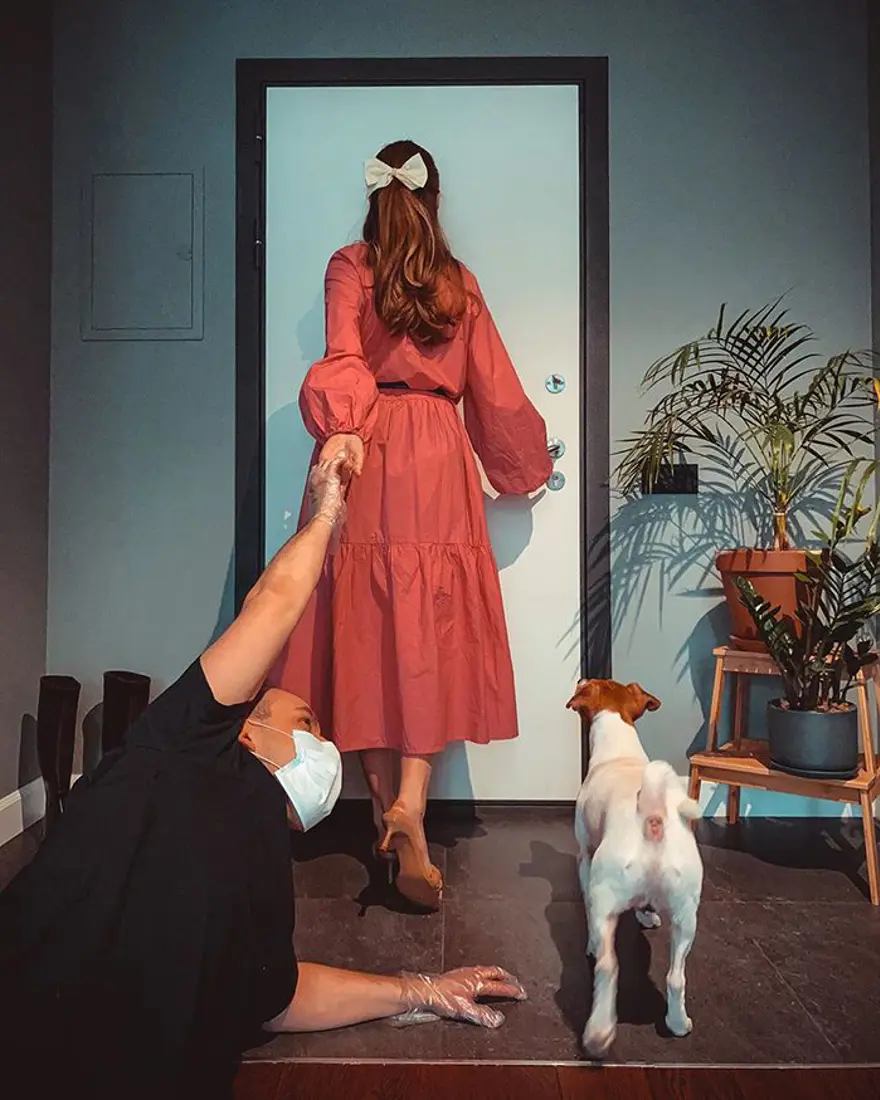 Karantina günlerinde evde yaratıcı seyahat fotoğrafları 16 Karantina günlerinde evde yaratıcı seyahat fotoğrafları 16