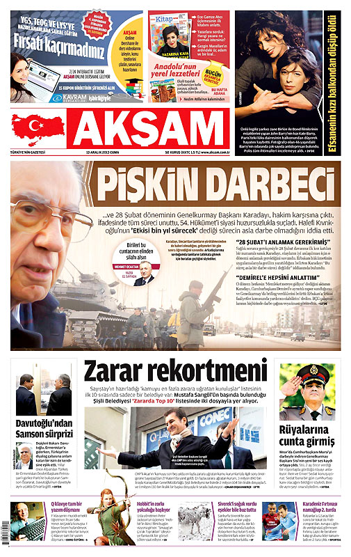 Günün Manşetleri 13 Aralık 2013 | NTV Haber