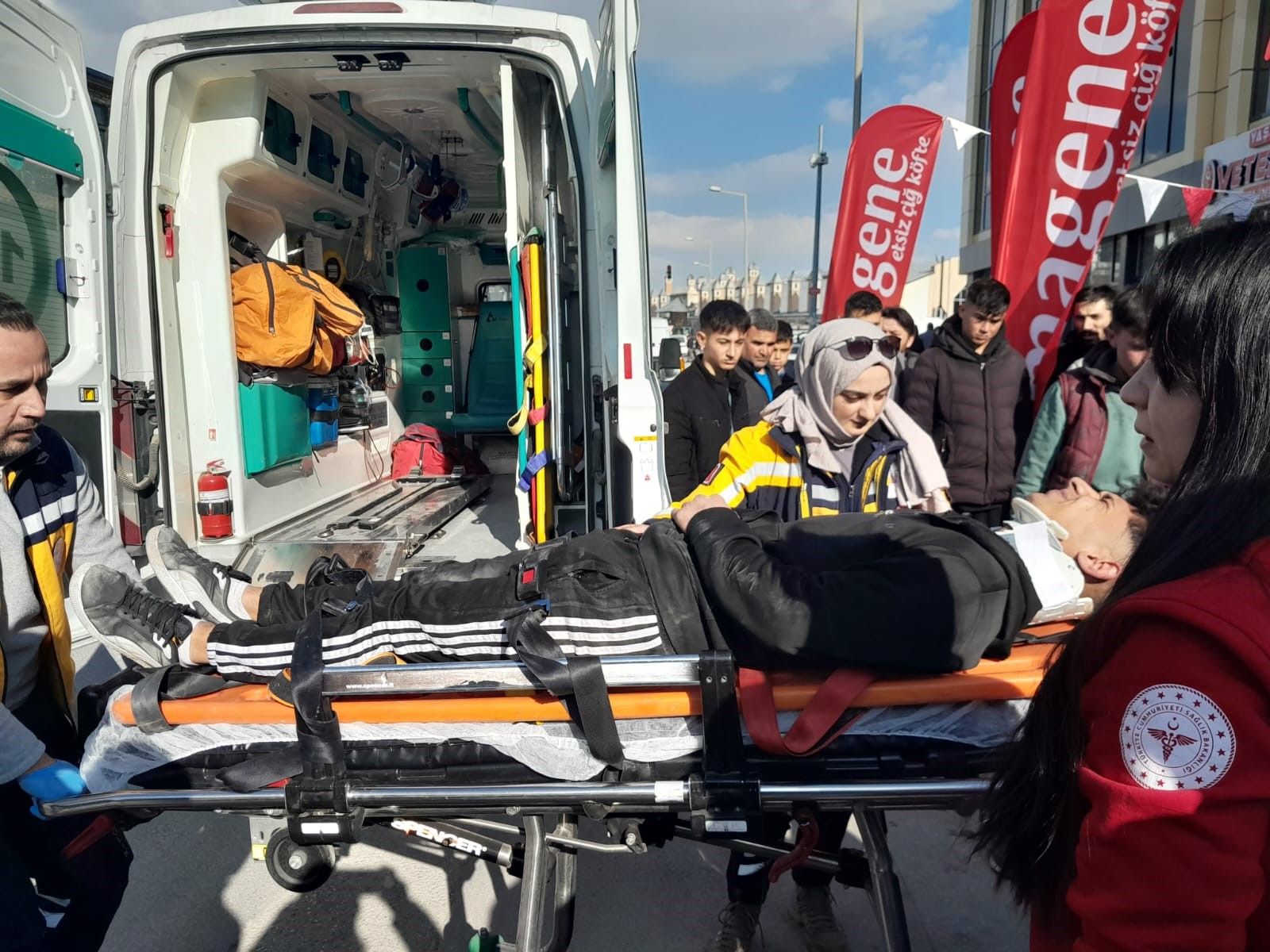 Konya'da trafik kazası: 2 yaralı