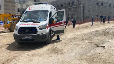 Üzerine iskele düşen inşaat işçisi yaralandı