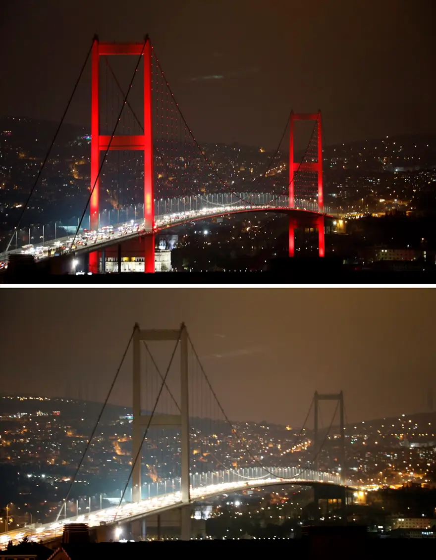 "Dünya Saati" hareketine destek 2