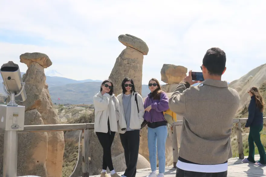 Kapadokya'da bayram tatili yoğunluğu 1