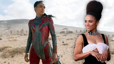 Lauren Ridloff, Marvel'in trençkot giyen gizemli adamını deşifre etti