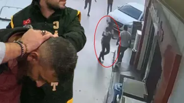 Benzinlikte kan donduran görüntüler: Eski eşini öldürmeye kalktı