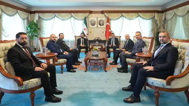 Cumhurbaşkanı Yardımcısı Yılmaz, Suriye Cumhurbaşkanı Şara ile görüştü