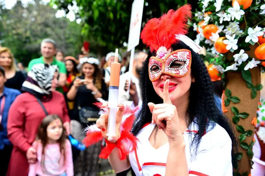 Uluslararası Portakal Çiçeği Karnavalı ile Bando ve Tava Ciğer Festivali'ne corona virüs engeli 1