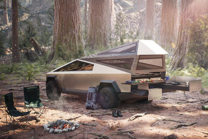 İlk Tesla Cybertruck banttan indi: Gelecekten gelmiş gibi! 10