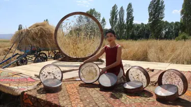 Sanat eserine dönüştürülen elekler müzede sergilenecek