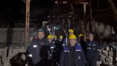 Çayırhan işçileri kendilerini madene kapattı