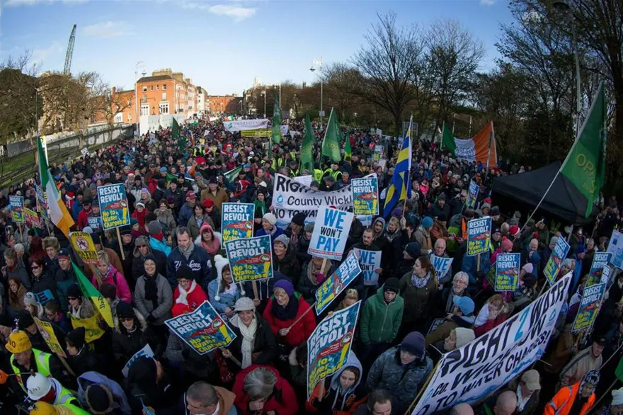 İrlanda'da protestosu 13