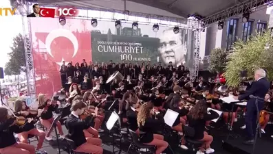 DÇSO'dan Galataport İstanbul Doğuş Meydanı'nda 100. yıl konseri