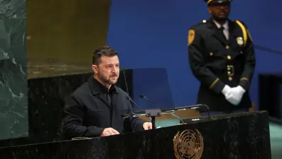 Zelenski BM'de: "Putin'i durdurmak, gemileri drone'lardan korumaktan ucuzdur"