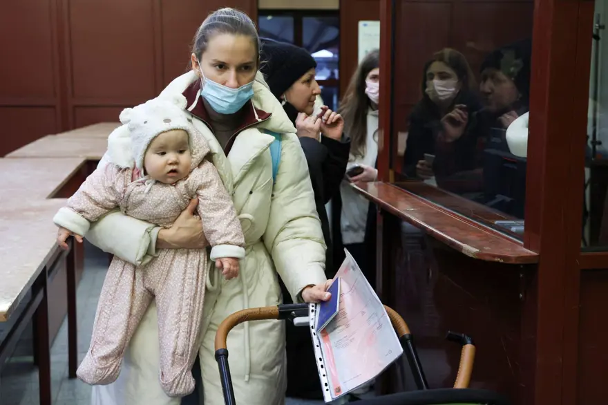 Polonya-Ukrayna sınırı çocuklu aileler haricinde sivillere kapatıldı 12 Polonya-Ukrayna sınırı çocuklu aileler haricinde sivillere kapatıldı 12