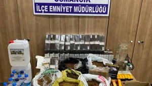 Çorum’da binlerce makaron ele geçirildi Çorum’da binlerce makaron ele geçirildi